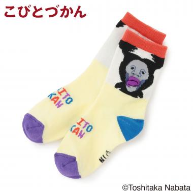 【こびとづかん】ぷっくりクルーソックス