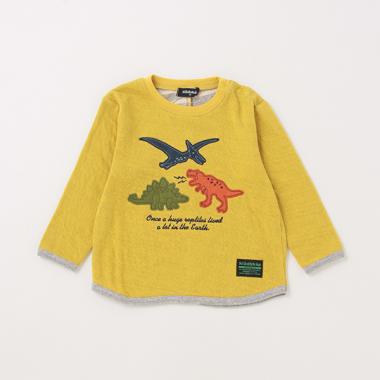【人気商品再入荷】【直営店で取り扱い無し】恐竜接結長袖Tシャツ