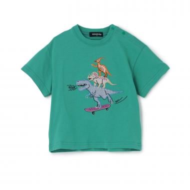 【人気商品再入荷】【直営店で取り扱い無し】スケボーザウルス半袖Tシャツ