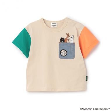 MOOMIN/胸ポケット半袖Tシャツ