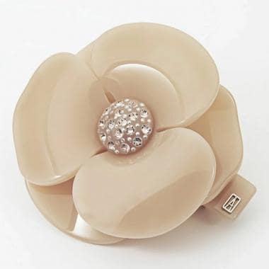 【ALEXANDRE DE PARIS】アレクサンドルドゥパリ CAMELIA LISERE バレッタ