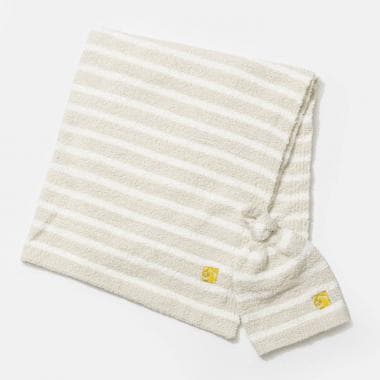 【Kashwere】カシウエア Baby Blanket Mini Stripe w/ Cap ブランケット キャップ付き