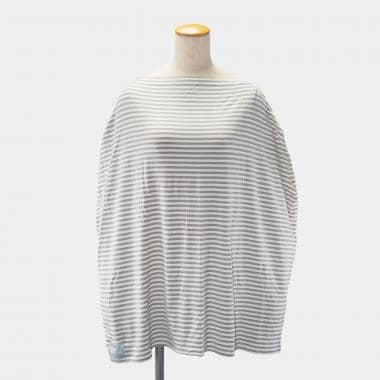 【Copper Pearl】コッパーパール ボーダー ポンチョ型 授乳ケープ