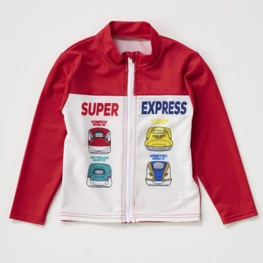 【シンカンセン】長袖配色切替ラッシュガード