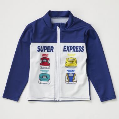 【シンカンセン】長袖配色切替ラッシュガード