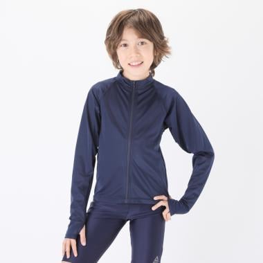 【NIKKI】スクールラッシュガード 長袖フルジップ 指穴付き