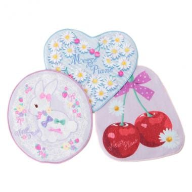 ガーリーハンドタオル3枚セット