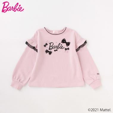 【Barbie】袖フリルトレーナー