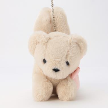 メゾピアノ ランチバッグ マスコット ぬいぐるみ アニマルぬいぐるみバッグ(F アイボリー): キッズ - ナルミヤ