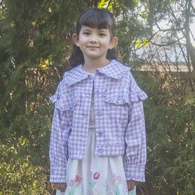 ギンガムチェックジャケット