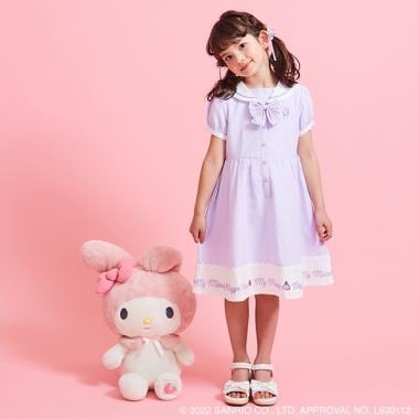 【Sanrio characters マイメロディ　シナモロール】セーラーワンピース