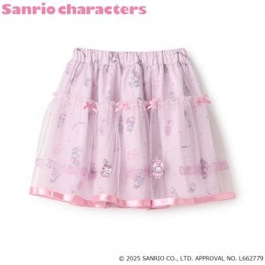 【予約商品】【マイメロディ/クロミ】柄　チュールスカート