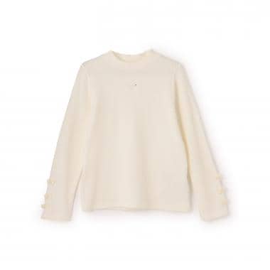 保温　プチハイネック長袖Tシャツ