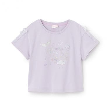 エンジェルモチーフ　半袖Tシャツ