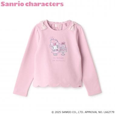 【予約商品】【マイメロディ/クロミ】裾スカラップ　トレーナー