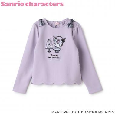 【予約商品】【マイメロディ/クロミ】裾スカラップ　トレーナー