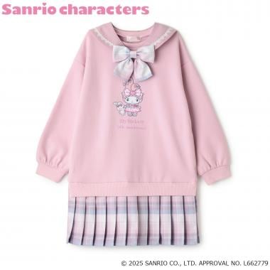 【予約商品】【マイメロディ/クロミ】裾プリーツ　2wayセーラーワンピース