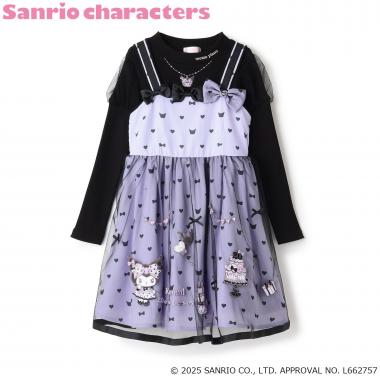 【予約商品】【マイメロディ/クロミ】テレコTシャツ＆ワンピースSET