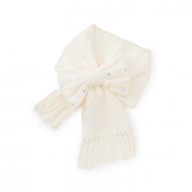 リボンモチーフ　マフラー