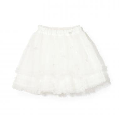 レース＆リボン　チュールスカート