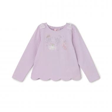 バレリーナロゴ　長袖Tシャツ