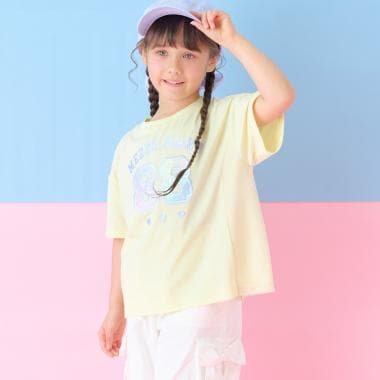 スパンコールナンバリング　半袖Tシャツ