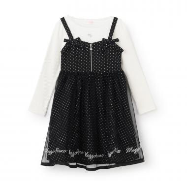 ジャンパ-スカート＆長袖TシャツSET