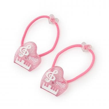 ピアノ　ヘアポニー2個セット
