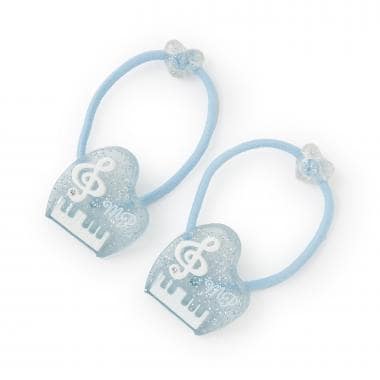 ピアノ　ヘアポニー2個セット