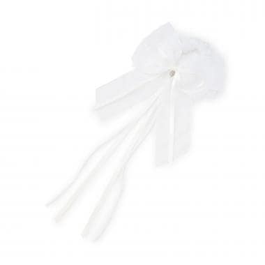 オーガンジーリボンシュシュ