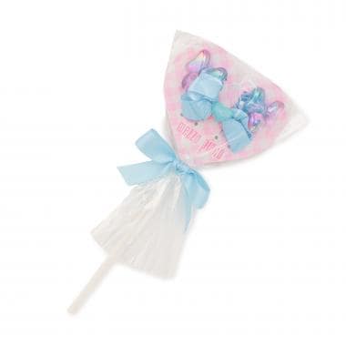 キャンディラッピング　リボン　ヘアアクセサリーセット