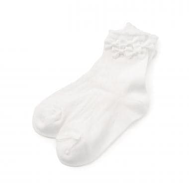 リボンイッパイ　クルーソックス