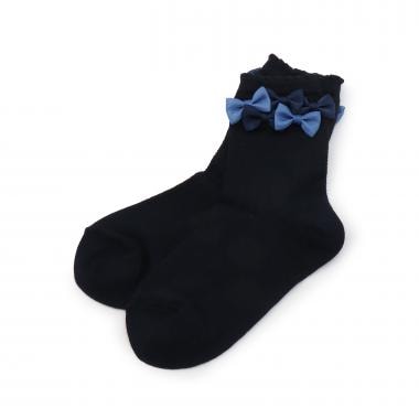 リボンイッパイ　クルーソックス