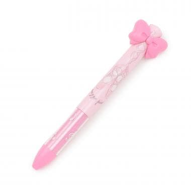 【ステーショナリー】バレエ柄　リボンノックボールペン