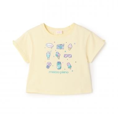 ファンシーポップ刺しゅう　半袖Tシャツ