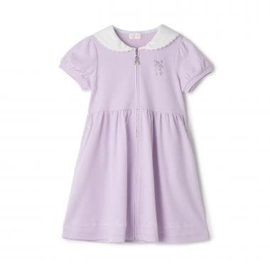 前開き　セーラー衿　ワンピース