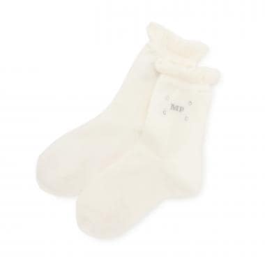 ラインストーン　ソックス