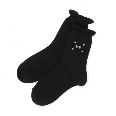 ラインストーン　ソックス