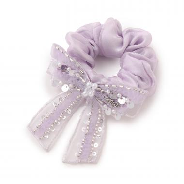 キラキラリボン　シュシュ【日本製】