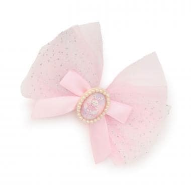 うさぎバレエ　リボンヘアクリップ