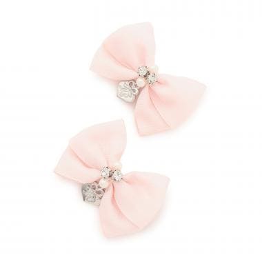 ミニリボン　ヘアクリップ2個セット