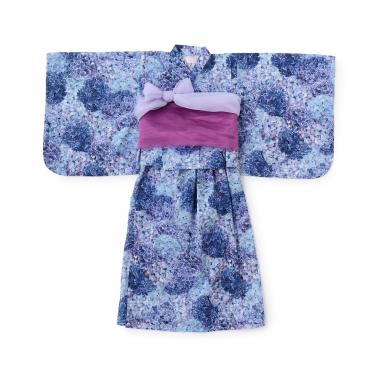 紫陽花柄　浴衣