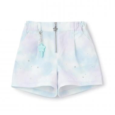 蓄光チャームつき　フロントZIPショートパンツ