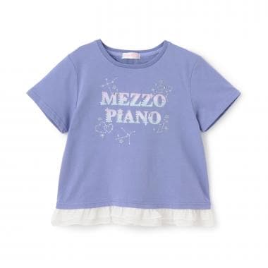 キラキラ星座ロゴ　半袖Tシャツ