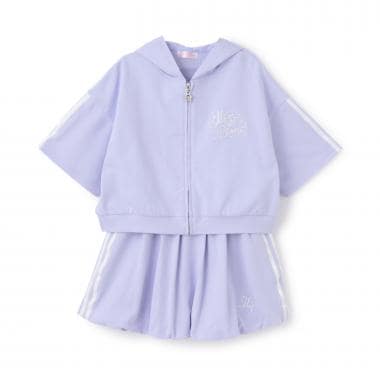 半袖ZIPパーカ＆バルーンスカート　セットアップ
