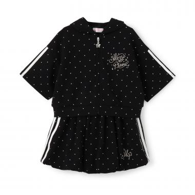 半袖ZIPパーカ＆バルーンスカート　セットアップ