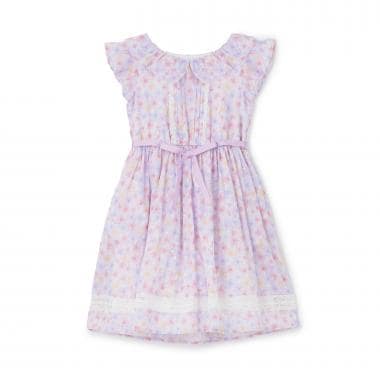 【人気商品再入荷】【直営店で取り扱い無し】水彩花柄プリント　ワンピース