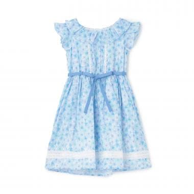 【人気商品再入荷】【直営店で取り扱い無し】水彩花柄プリント　ワンピース