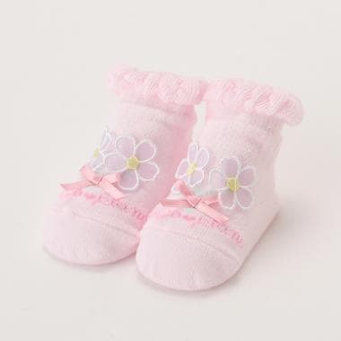 お花モチーフソックス【日本製】