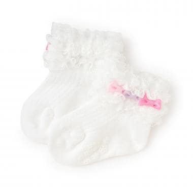 レースリボン　ソックス